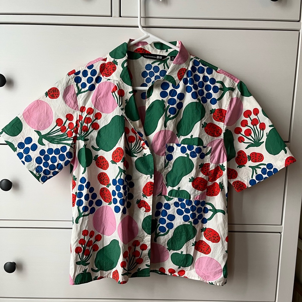 Marimekko Uniqlo Camp Shirt XS